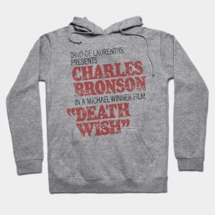 Death Wish – Poster Titles (distressed) Hoodie